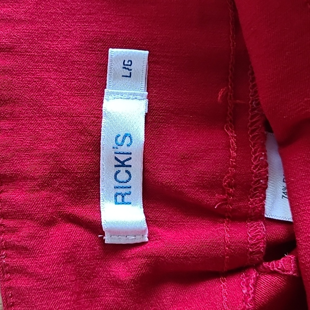 💥3/$20💥 RICKI'S Red Capri Pants - Picture 5 of 5